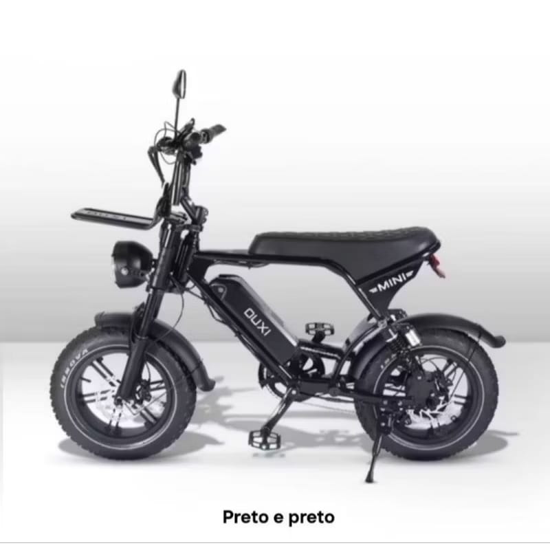 Bike Elétrica Ouxi V8 Mini Compacta e Potente 500W Autonomia 40km
