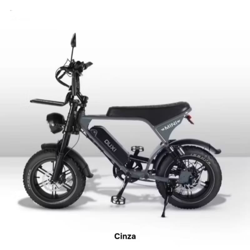 Bike Elétrica Ouxi V8 Mini Compacta e Potente 500W Autonomia 40km