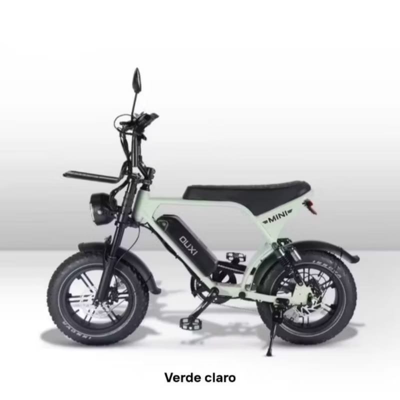 Bike Elétrica Ouxi V8 Mini Compacta e Potente 500W Autonomia 40km
