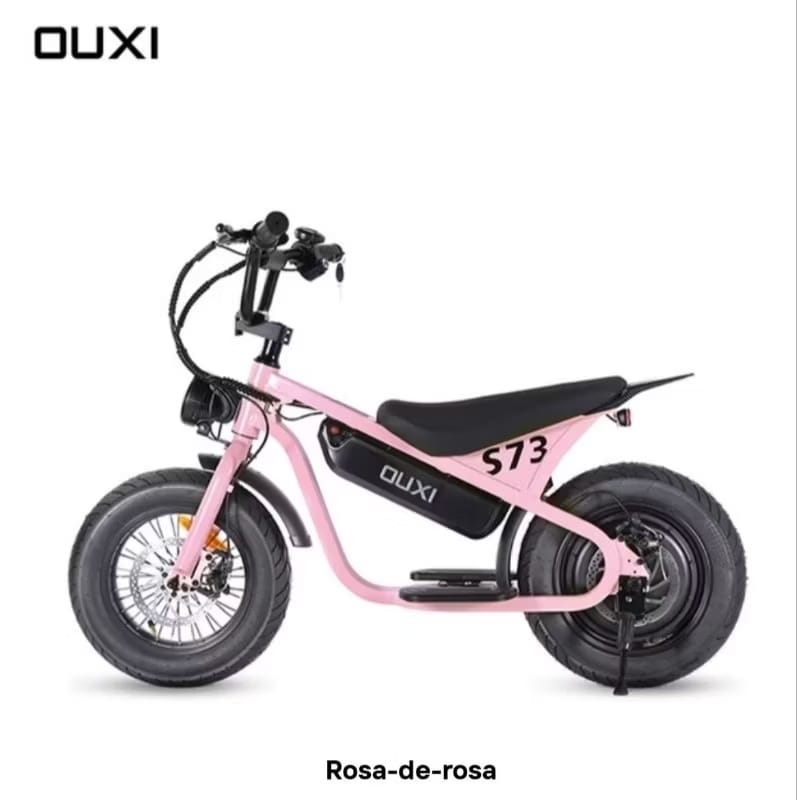 Mini Bike Elétrica Híbrida OUXI S73: Compacta, Estilosa e Eficiente