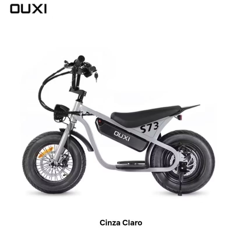 Mini Bike Elétrica Híbrida OUXI S73: Compacta, Estilosa e Eficiente